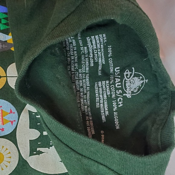 Walt Disney World Mickey Forest Green Classic Parks Icon Shirt Size Children's S - Picture 3 of 4